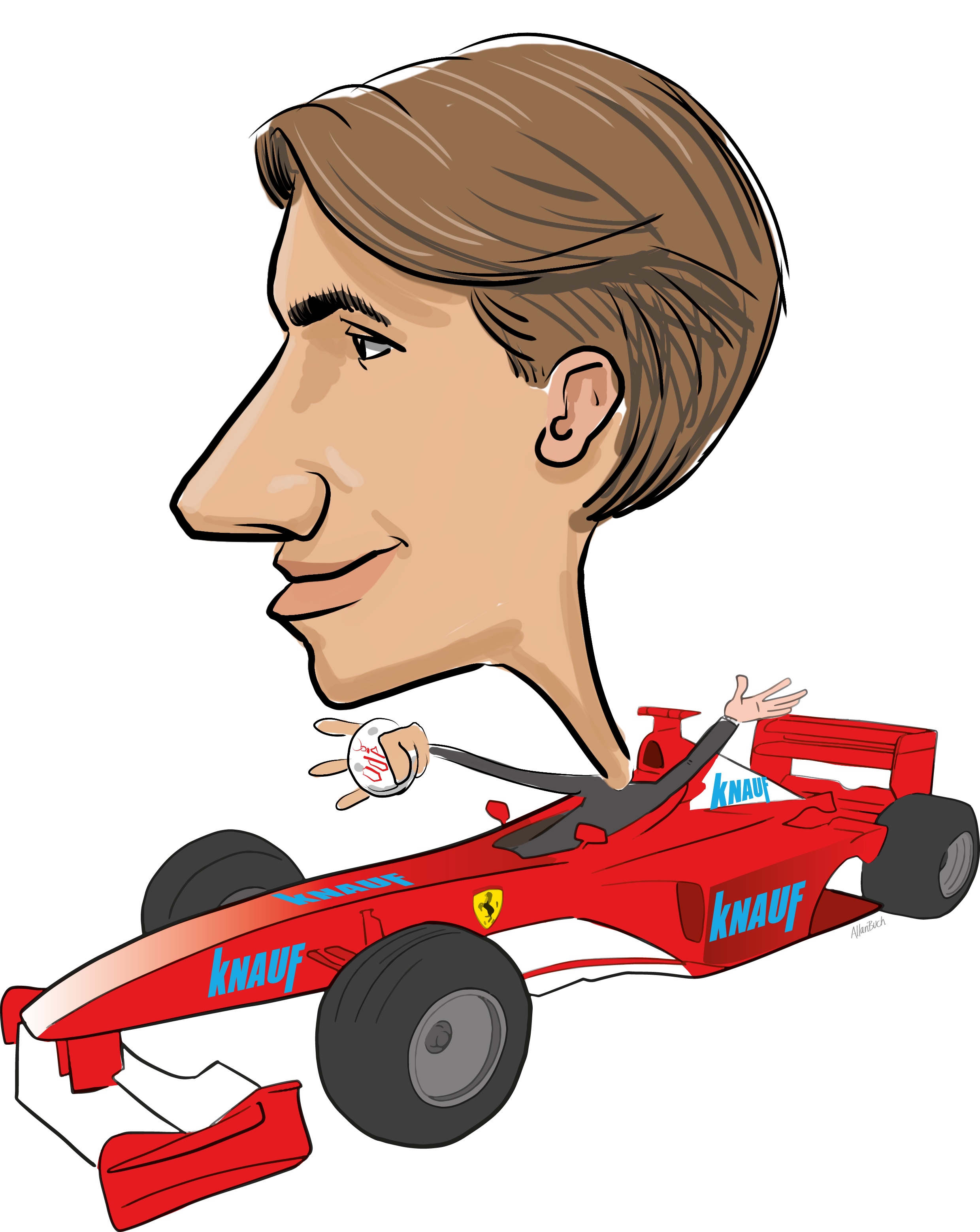 ipad Live karikatur med Allan Buch. farve profiltegning6