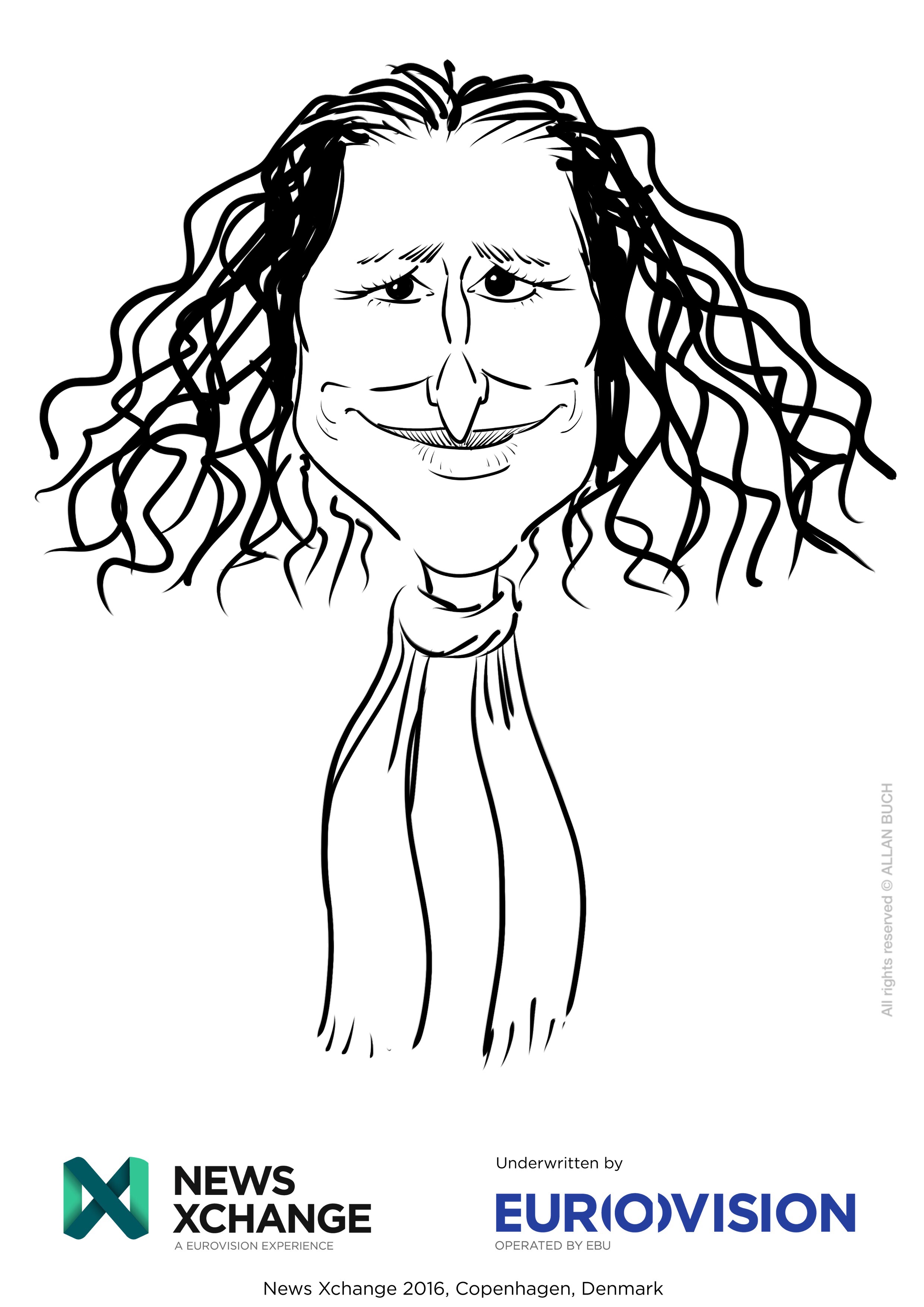 ipad Live karikatur med Allan Buch_24