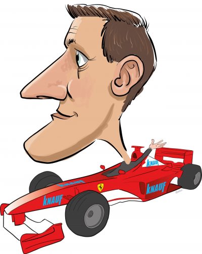 ipad Live karikatur med Allan Buch. farve profiltegning27